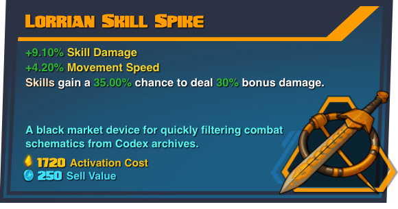 Lorrian Skill Spike